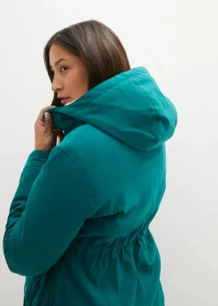 3-in-1 kuschelig gefütterte Umstands- und Tragejacke