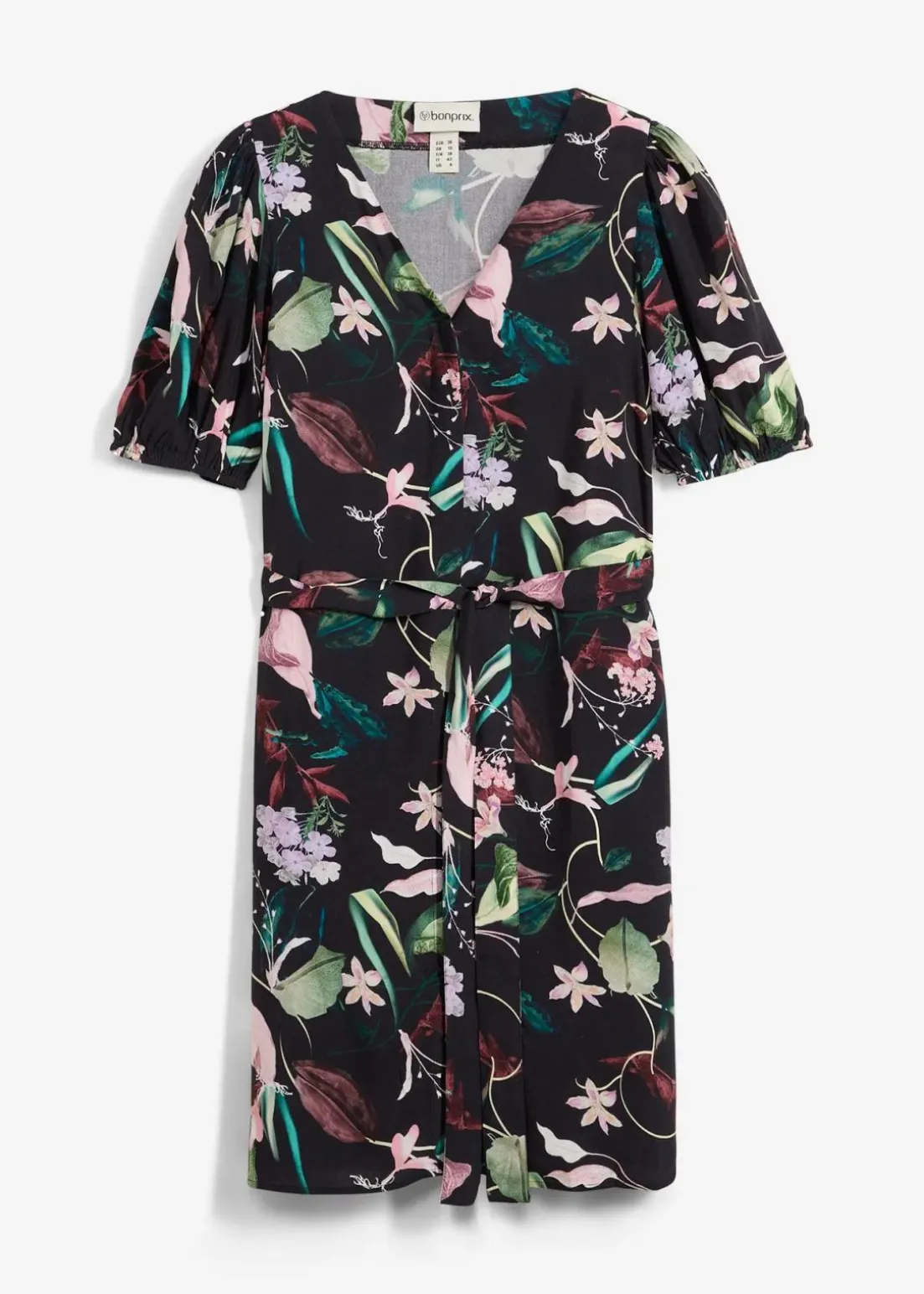 2-in-1 Umstands- und Stillblusenkleid aus fließender Viskose