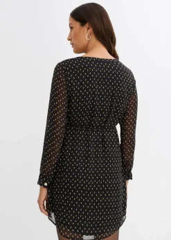 2-in-1 Umstands- und Stillkleid aus Chiffon