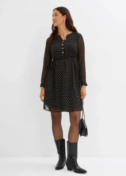 2-in-1 Umstands- und Stillkleid aus Chiffon