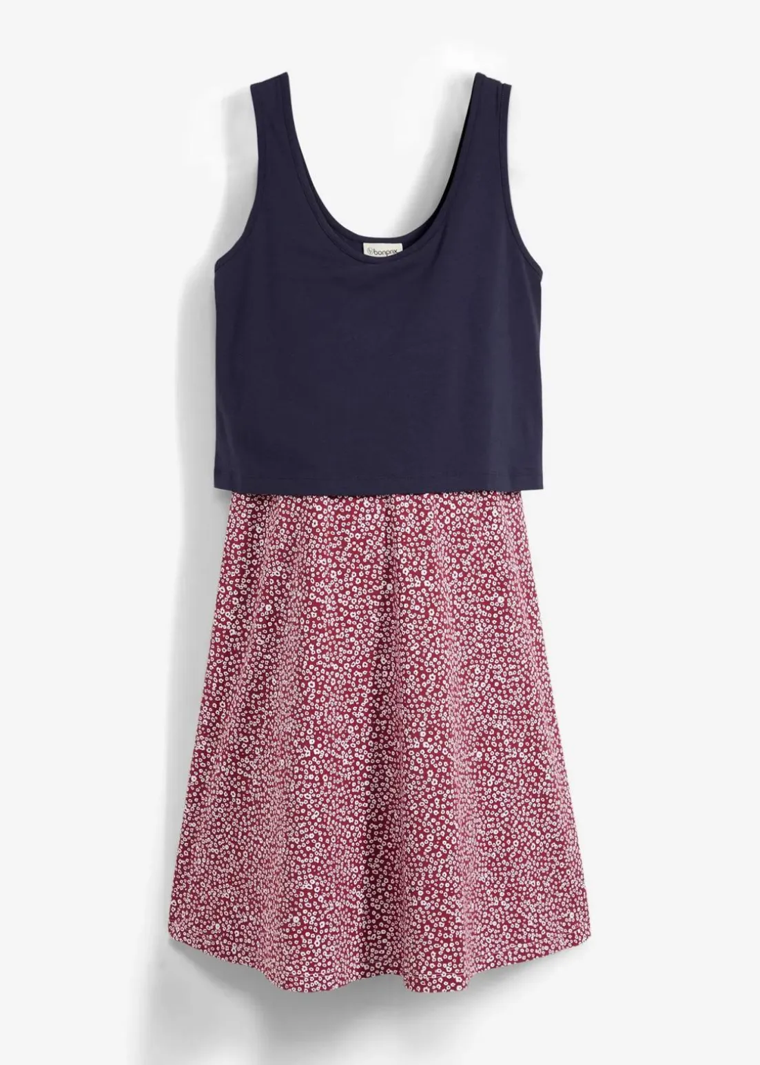 2-in-1 Umstands- und Stillkleid aus Bio-Baumwolljersey