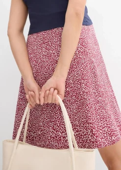 2-in-1 Umstands- und Stillkleid aus Bio-Baumwolljersey