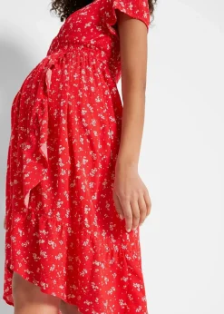 2-in-1 Umstands- und Stillkleid aus Viskose- Crepe