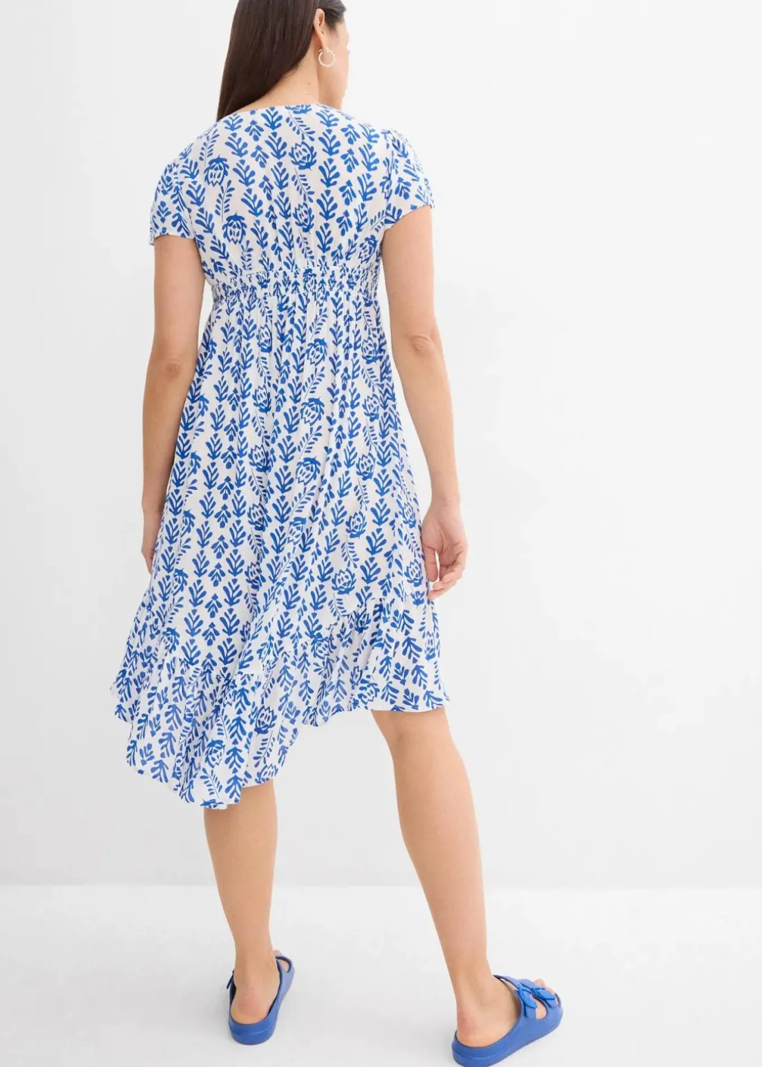 2-in-1 Umstands- und Stillkleid aus fließender Viskose