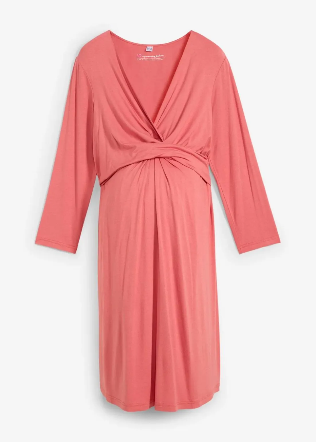 2-in-1 Umstands- und Stillkleid aus Viskose-Stretch