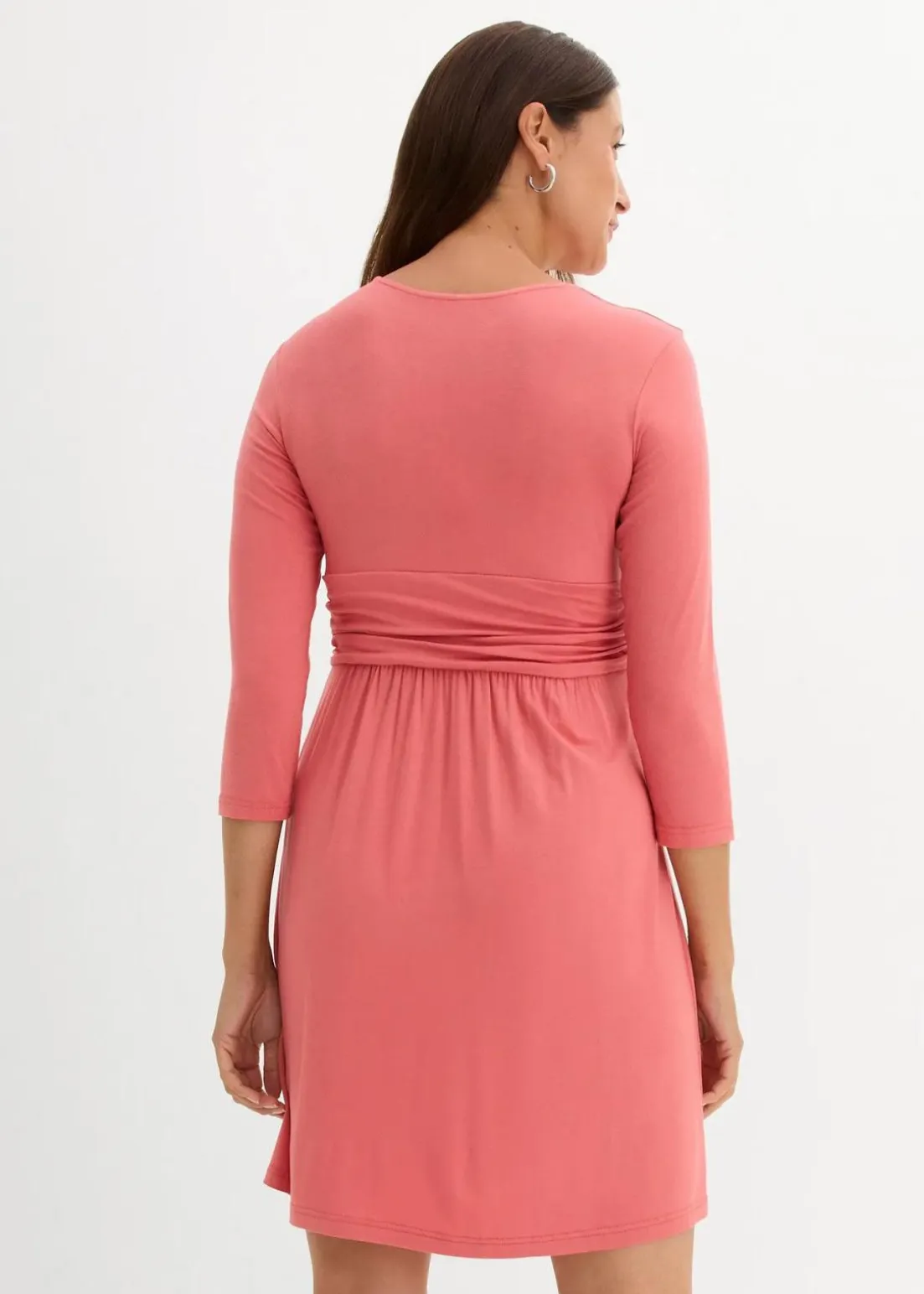 2-in-1 Umstands- und Stillkleid aus Viskose-Stretch