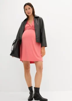 2-in-1 Umstands- und Stillkleid aus Viskose-Stretch