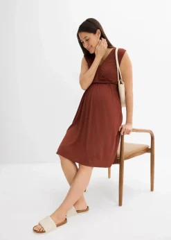 2-in-1 Umstands- und Stillkleid aus weicher Modalmischung