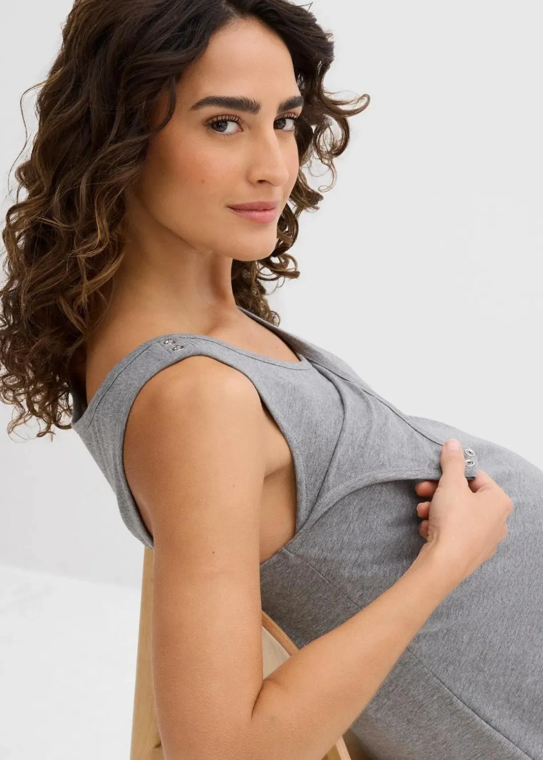 2-in-1 Umstands- und Stillkleid aus Baumwolljersey (2er Pack)