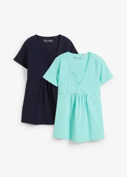 2-in-1 Umstands- und Stillshirts (2er Pack)