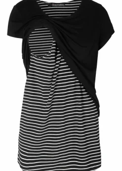 2-in-1 Umstands- und Stillshirt aus Viskose