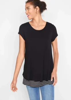 2-in-1 Umstands- und Stillshirt aus Viskose