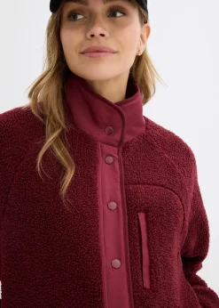 3-in-1 Umstands- und Tragejacke aus Teddyfleece