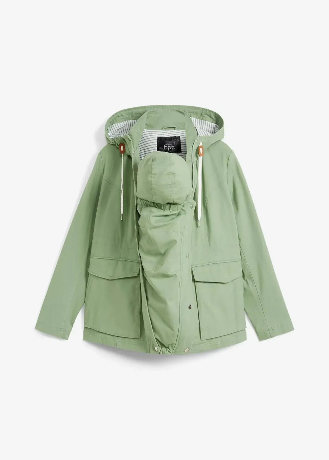 3-in-1 Umstandsjacke mit Trageeinsatz