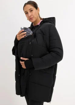 3-in-1 Umstandsmantel mit Trageeinsatz