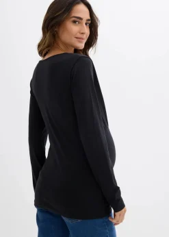 2-in-1 Umstandsshirts und Stillshirts aus Bio-Baumwolle (2er Pack)