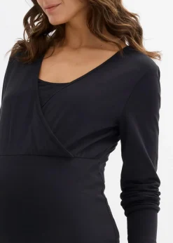 2-in-1 Umstandsshirts und Stillshirts aus Bio-Baumwolle (2er Pack)