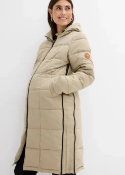 3-in-1 Umstandssteppmantel und Tragemantel mit recyceltem Polyester