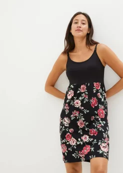 2-in-1 Umstands-und Stillkleid aus Viskose