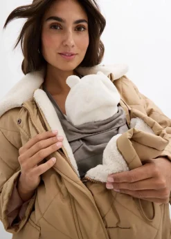 6-in-1 Umstands-und Tragejacke mit herausnehmbarer Weste