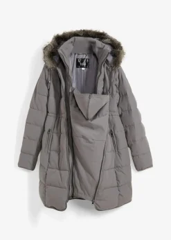 3-in-1 warm wattierte Umstands- und Tragejacke