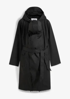 3-in-1 wind- und wasserdichter Umstands- und Tragemantel mit zwei Einsätzen