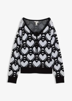 Jaquard Feinstrickpullover