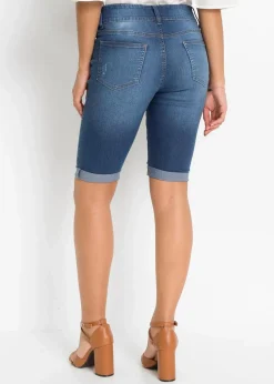 Jeans Bermuda Mid Waist
