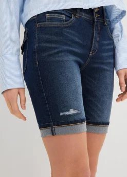 Jeans Bermuda Mid Waist