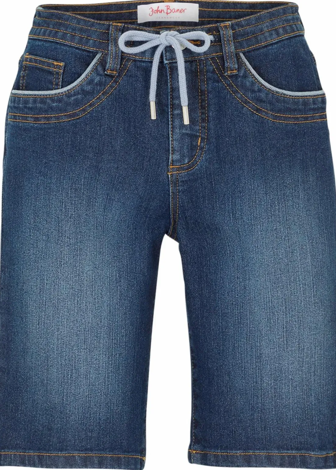 Jeans Bermuda Slim Fit Mid Waist