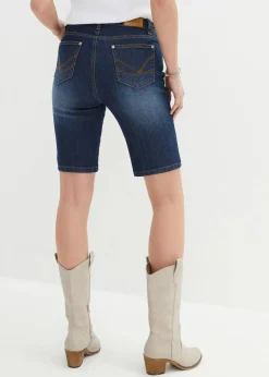 Jeans Bermuda Slim Fit Mid Waist