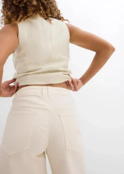 Jeans-Bermuda Mid Waist