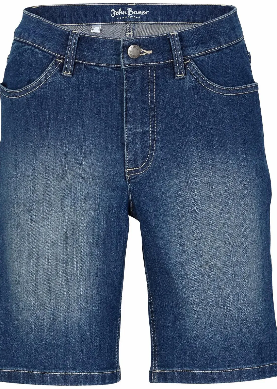 Jeans-Bermuda Mid Waist