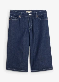 Jeans-Bermuda Mid Waist, Low Stretch