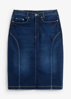 Jeansrock High Waist, Bequembund