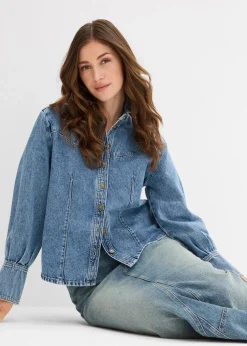 Jeansrock, Mid Waist, Maxi Length