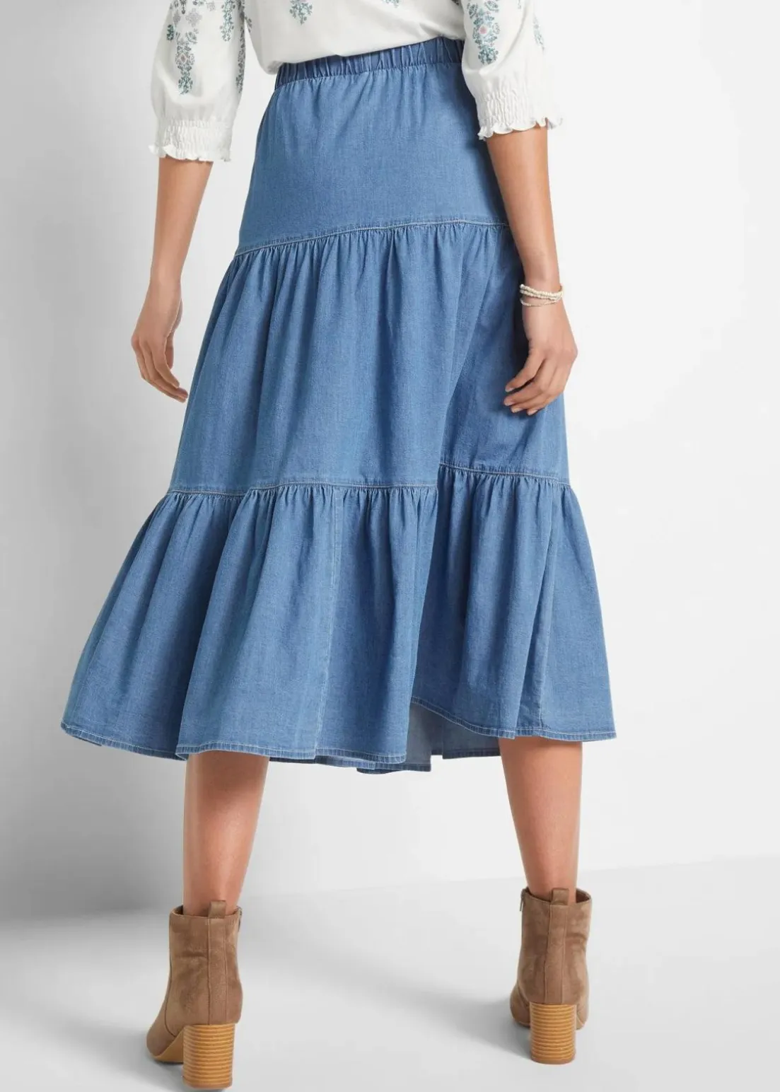 Jeansrock mit Bahnen