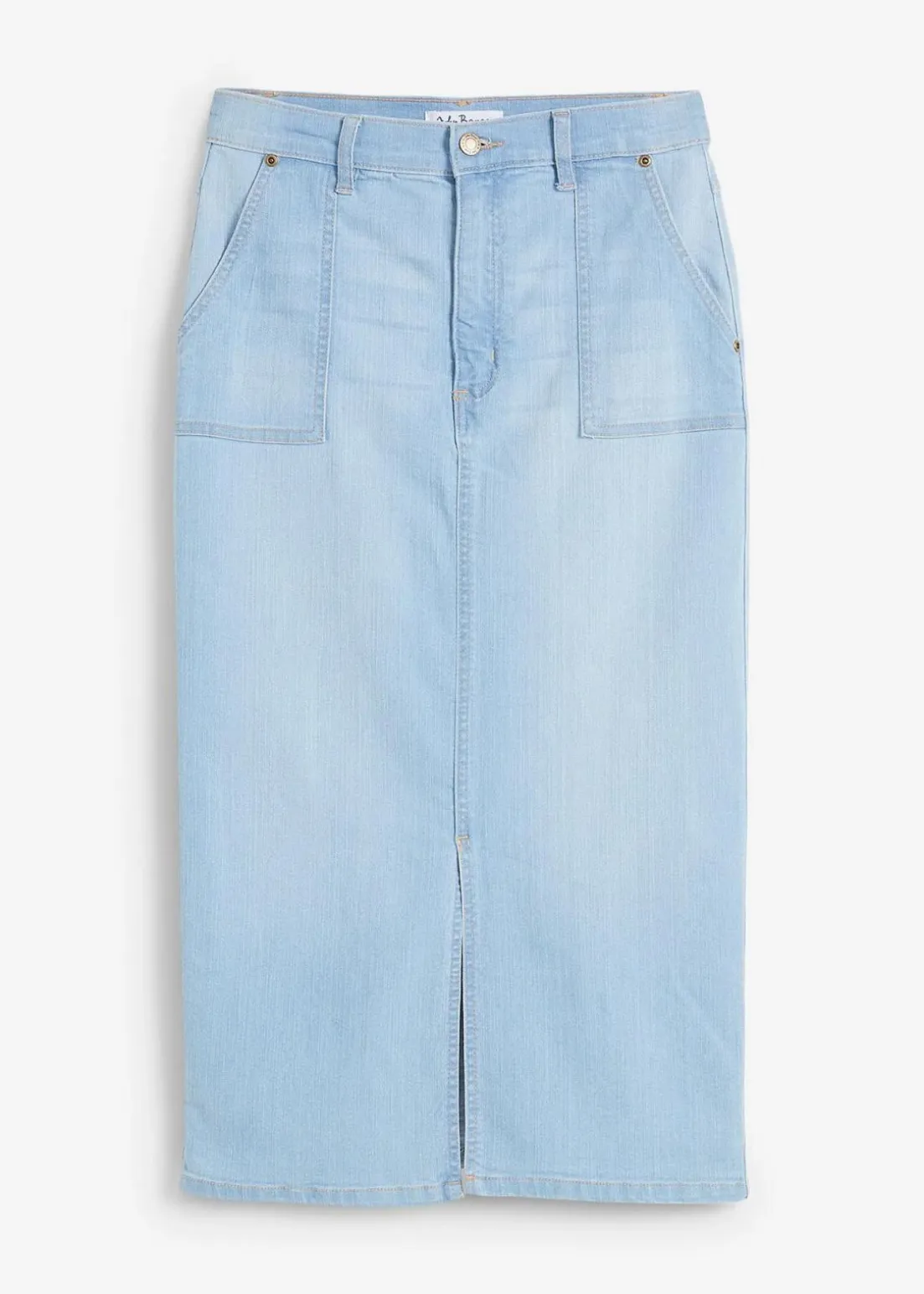 Jeansrock mit Schlitz