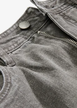 Jeansrock mit Schlitz