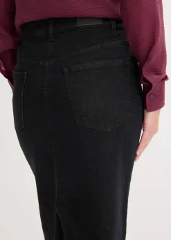 Jeansrock mit Strassapplikation