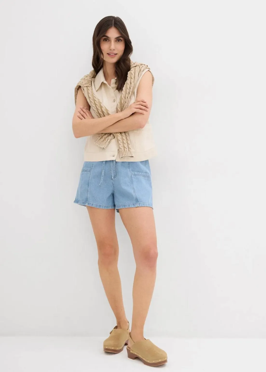 Jeans-Shorts High Waist, Bequembund