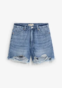 Jeans-Shorts High Waist, Low Stretch
