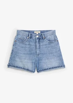 Jeans-Shorts High Waist, Low Stretch