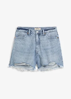 Jeans-Shorts High Waist, Low Stretch