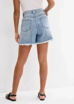 Jeans-Shorts High Waist, Low Stretch