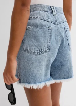 Jeans-Shorts High Waist, Low Stretch