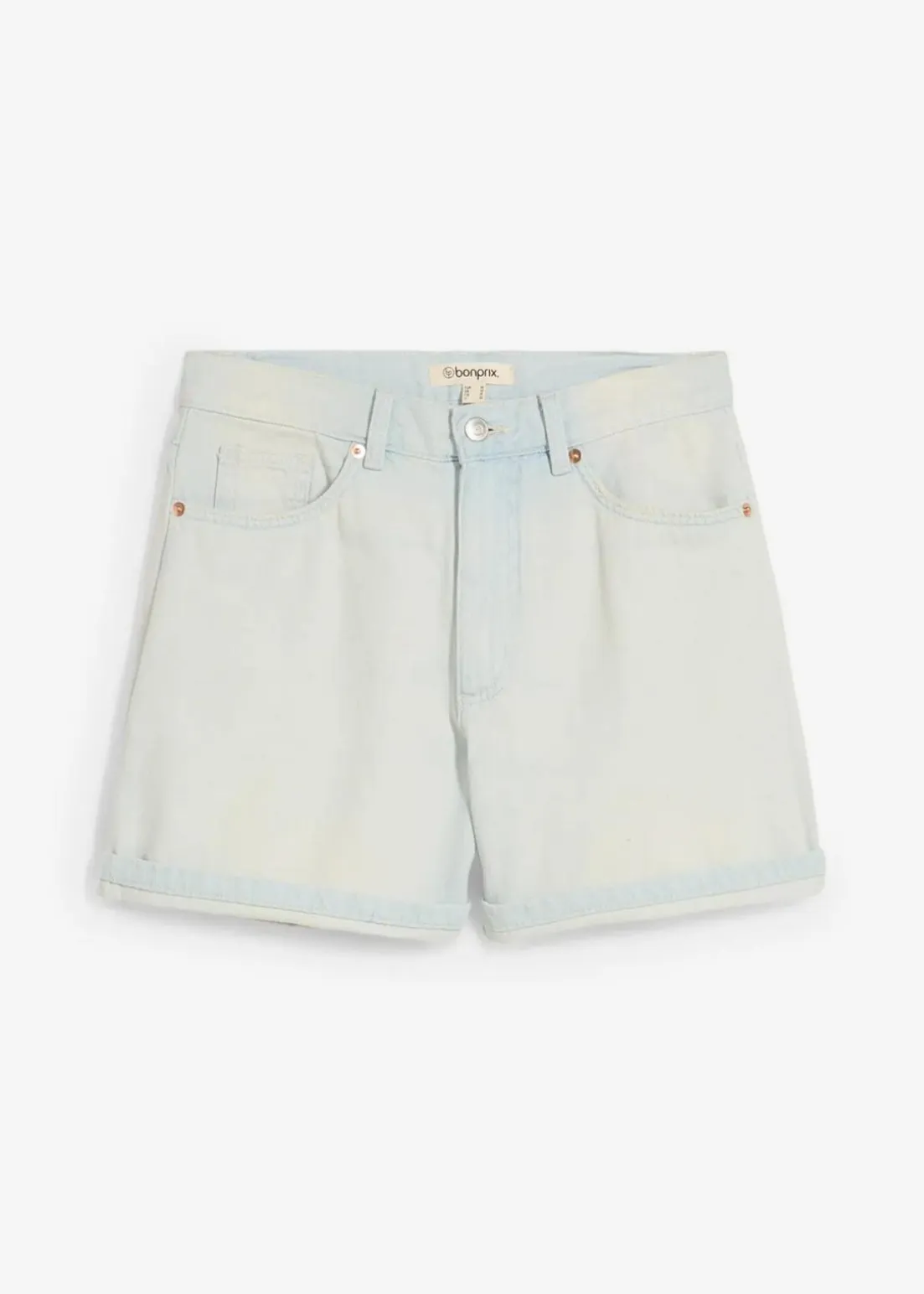 Jeans-Shorts High Waist, Low Stretch