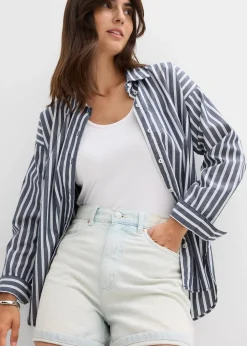 Jeans-Shorts High Waist, Low Stretch