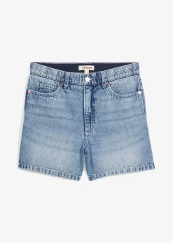 Jeans-Shorts High Waist, Low Stretch