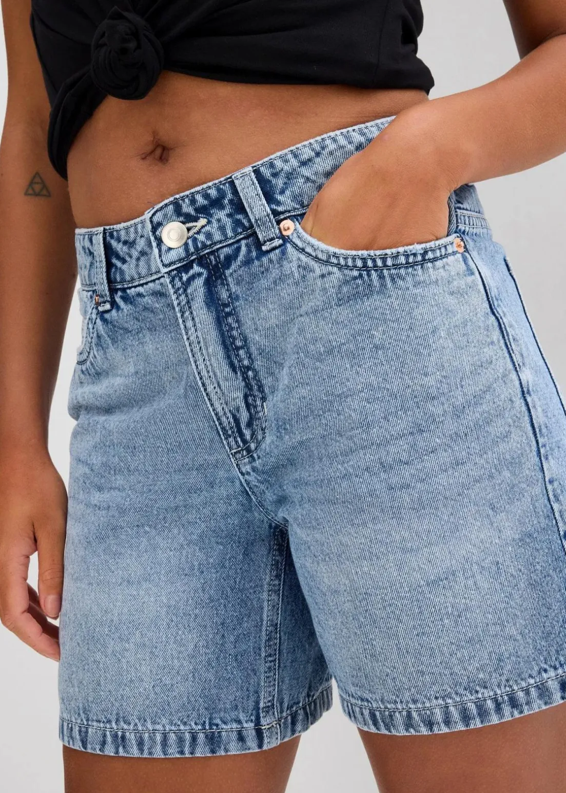Jeans-Shorts Mid Waist